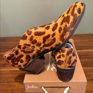 Zodiac Animal Print Heeled Boots